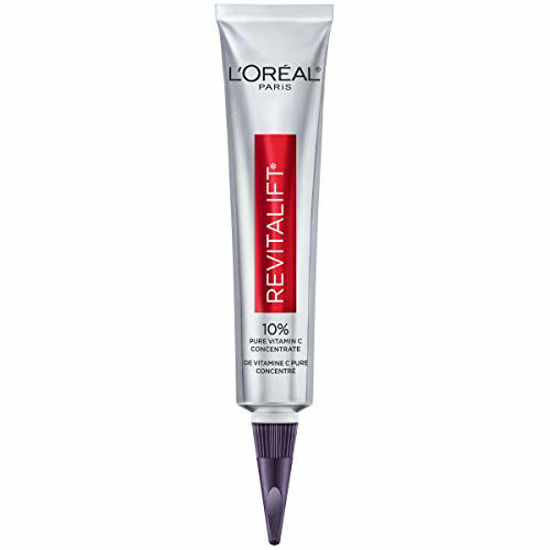 Picture of LOreal Paris Skincare Revitalift Derm Intensives 10% Pure Vitamin C Serum for Radiant & Brighter Skin, Vitamin C Cream, Evens Tone, Visibly Brightens Dark Spots and Reduces Wrinkles, 1 fl. Oz