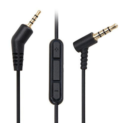 Picture of QC3 Replacement Audio Cable for Bose QuietComfort 3 Headphones with Inline Mic and Volume Remote