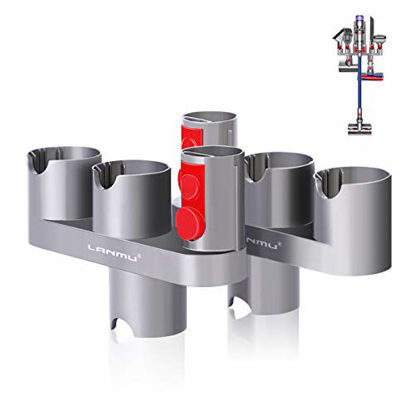 Picture of LANMU Docking Station Accessory Holder Attachments Organizer Compatible with Dyson V11 V10 V8 V7 Cordless Stick Vacuum Cleaner,No More Messy Tools,No Drilling Required (Pack of 2)