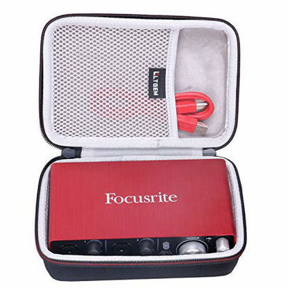 Picture of LTGEM Hard Travel Case for Focusrite Scarlett Solo & 2i2 (2nd Gen) USB Audio Interface