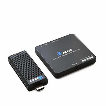Picture of Wireless HDMI Transmitter & Receiver, by OREI - Extender Full HD 1080p Wirelessly Upto 100 Ft with Dongle - Perfect for Streaming, Laptops, PC, Media and More