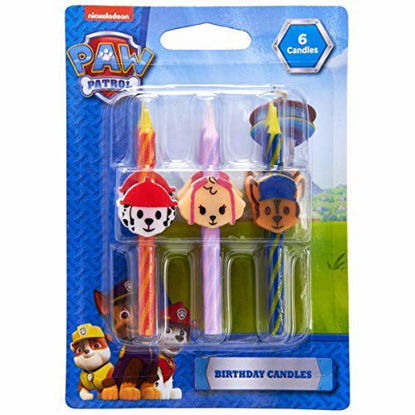 Picture of Paw Patrol Birthday Cake Candles Party Decoration