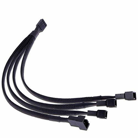 GetUSCart PWM Fan 4 pin Adapter Cable Sleeved