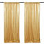 Picture of Gold Sequin Backdrop Curtain Panels Stage 2 Pieces 2FTx8FT Wedding Party Background Drapes