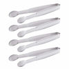 Picture of HINMAY Mini Serving Tongs 5-Inch Stainless Steel Small Appetizer Tongs, Set of 4
