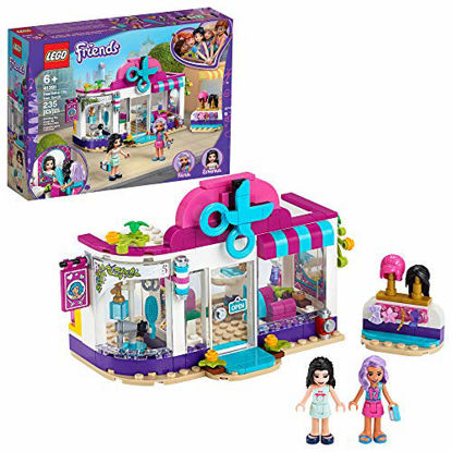 Picture of LEGO Friends Heartlake City Play Hair Salon Fun Toy 41391 Building Kit, Featuring LEGO Friends Character Emma, New 2020 (235 Pieces)