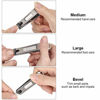 Picture of Bcabo Professional 9Pcs Nail Clippers Set, Premium Fingernail Toenail Clipper with Nail File, Toe Nail kit Tool