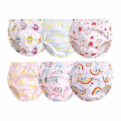Picture of Orinery Cotton Reusable Toddler Baby Training Pants 6-Pack (3-4T, XT-G)