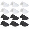 Picture of 6 Pairs 1/2'' Shoulder Pads Sewing Set-in Shoulder Pads Foam Pads for Blazer T-Shirt Clothes