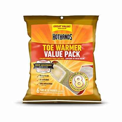Picture of HotHands Toe Warmers 6 Count Value Pack