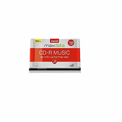 Picture of Maxell 625156 Premium Quality Recording Surface Recordable CD (Audio Only) for Noise Free Playback and CD Drive Playback