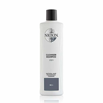 Picture of Nioxin System 2 Cleanser Shampoo for Natural Hair with Progressed Thinning, 16.9 oz