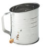 Picture of Mrs. Andersons Baking Hand Crank Flour Icing Sugar Sifter, Stainless Steel, 5-Cup
