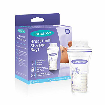 Picture of Lansinoh Breastmilk Storage Bags, 50 count