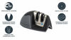 Picture of KitchenIQ 50009 Edge Grip 2-Stage Knife Sharpener, Black