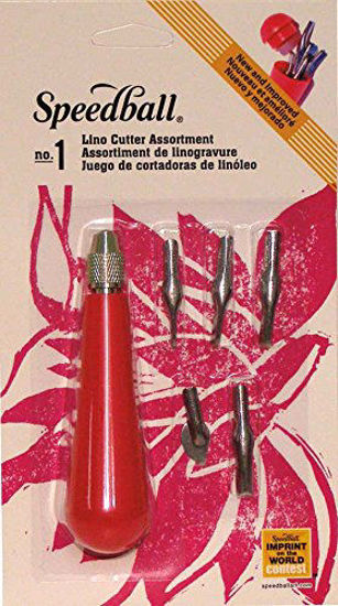 Picture of Speedball Linoleum Cutter Set (6 Piece), Multicolor