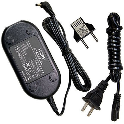 Picture of HQRP Replacement AC Adapter/Charger for Canon DC230, DC220, DC210, DC100 Digital Camcorder - (incl. USA Plug & Euro Adapter)