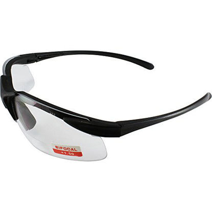 Picture of Global Vision Apex Bifocal Clear Safety Glasses 1.5 Magnification
