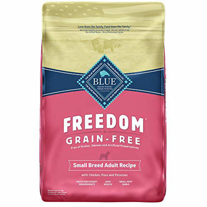 Picture of Blue Buffalo Freedom Grain Free Recipe for Dog, Small Breed Chicken Recipe, 11 lb