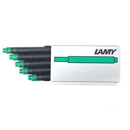 Picture of Lamy 5 Green Ink Cartridges
