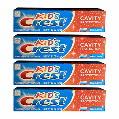 Picture of Kids Crest 2.2 Ounces Toothpaste (4 Pack)