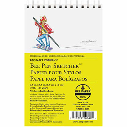 Picture of Bee Paper Company Pen Sketchers Pad, 3.5 by 5.5-Inch