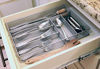 Picture of Mesh Large Cutlery Tray with Foam Feet - 6 Compartments - Kitchen Organization/Silverware Storage Utensil Flatware Tray