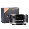 Picture of K&F Concept Lens Mount Adapter for Nikon AI Lens to Sony NEX E-Mount Camera, fits Sony NEX-3 NEX-3C NEX-3N NEX-5 NEX-5C NEX-5N NEX-5R NEX-5T NEX-6 NEX-7 NEX-F3 NEX-VG10 VG20