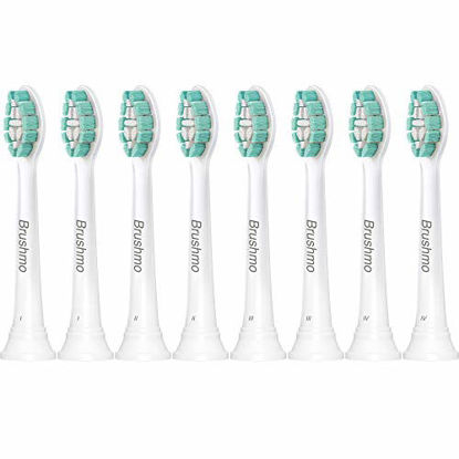 Picture of Brushmo Replacement Toothbrush Heads Compatible with Sonicare Electric Toothbrush, 8 Pack