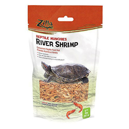 Picture of Zilla Reptile Food Munchies River Shrimp, 2-Ounce