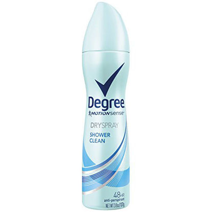 Picture of Degree Women Dry Antiperspirant Spray, Shower Clean, 3.8 Ounce