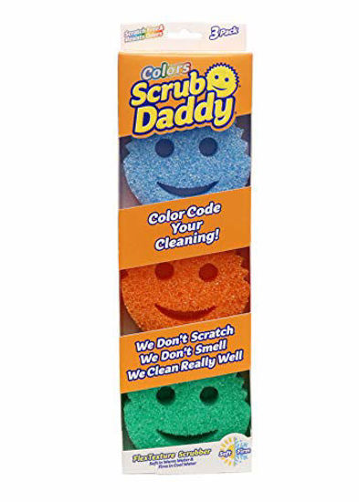 GetUSCart- The Original Scrub Daddy - FlexTexture Sponge, Soft in