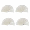 Picture of GOGOONLY 200 Off White Tips Fan-shaped Nail Art Display Acrylic False Tips Practice Tool - 200 Tips in Total-BH000473