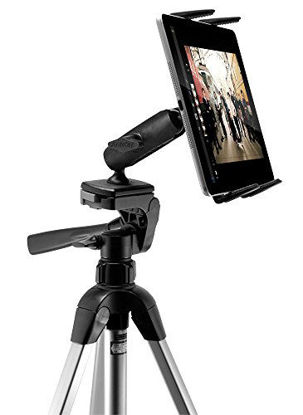 Picture of Arkon Tripod Tablet Mount for Apple iPad Air 2 iPad Pro iPad 4 3 2 Samsung Galaxy Note 10.1 Retail Black