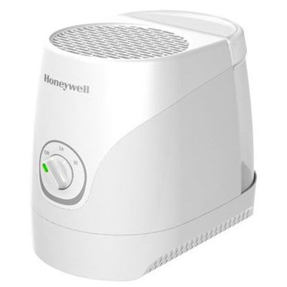 Picture of Honeywell Cool Moisture Humidifier White Ultra Quiet with Auto Shut-Off, Variable Settings & Wicking Filter for Small to Medium Rooms, Bedroom, Baby Room