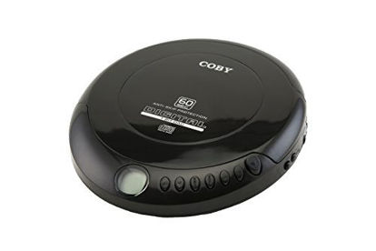 Picture of Coby Portable Compact Anti-Skip CD Player - Lightweight & Shockproof Music Disc Player w/ Pro-Quality Earbuds - For Kids & Adults - Home Car & Travel