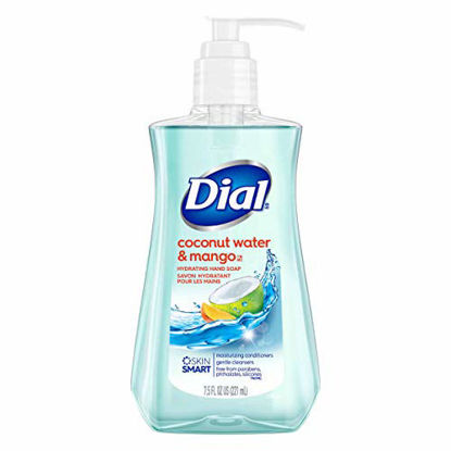 Picture of Dial Liquid Hand Soap, Coconut Water & Mango, 7.5 Ounce