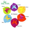 Picture of Silicone Cup Lids - Creative Butterfly Mug Cover From ME.FAN - Anti-dust Airtight Seal Silicone Drink Cup Lids - Hot Cup Lids 6 Set In Bright Colors