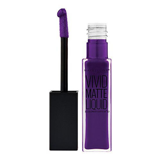 Picture of Maybelline New York Color Sensational Vivid Matte Liquid Lipstick, Vivid Violet, 0.26 fl. oz.