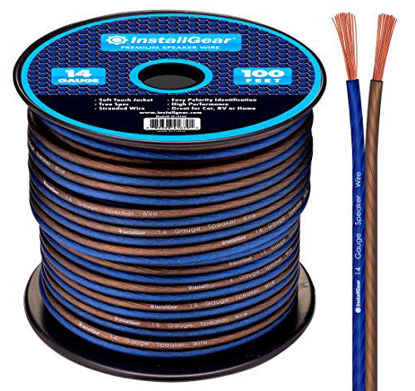 Picture of InstallGear 14 Gauge AWG 100ft Speaker Wire True Spec and Soft Touch Cable
