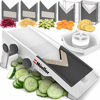 Picture of Mueller Austria Premium Quality V-Pro Multi Blade Adjustable Mandoline Cheese/Vegetable Slicer, Cutter, Shredder with Precise Maximum Adjustability