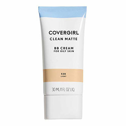 Picture of COVERGIRL Clean Matte BB Cream Light 520 For Oily Skin, (packaging may vary) - 1 Fl Oz (1 Count)