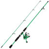 Picture of Wakeman Swarm Series Spinning Rod and Reel Combo - Green Metallic