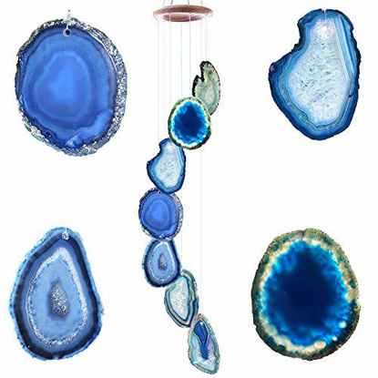 Picture of Wind Chime - Unique and Beautiful Agate Slices for Home or Garden Decor