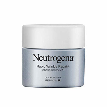 Picture of Neutrogena Rapid Wrinkle Repair Retinol Regenerating Anti-Aging Face Cream & Hyaluronic Acid; Anti-Wrinkle Retinol Moisturizer & Neck Cream, with Hyaluronic Acid & Retinol, 1.7 Oz