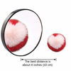 Picture of 10X Magnifying Makeup Mirror, Round Mirror 2 Suction Cups Facial Makeup Cosmetic Absorption Shaving Home Makeup Travel Essential(Diameter 3.46 inches)