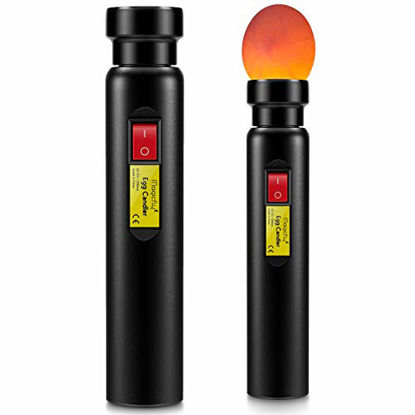 Picture of Magicfly Rechargeable Wireless Egg Candler Tester for Monitoring Eggs Development, Bright Cool LED Light Candling Lamp