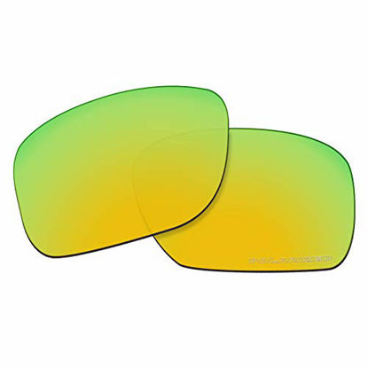 Picture of OOWLIT Replacement Lenses Compatible with Oakley Holbrook Sunglass 24K Combine8 Polarized