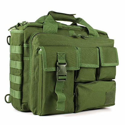Picture of Tactical Briefcase, 15.6" Men's Messenger Bag Military Briefcase for Men