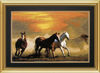 Picture of Embroidery Counted cross stitch kit Charivna mit #501 Mustang Horses in the wild , Animals 41.5x26.5 cm / 16.14x10.24 in